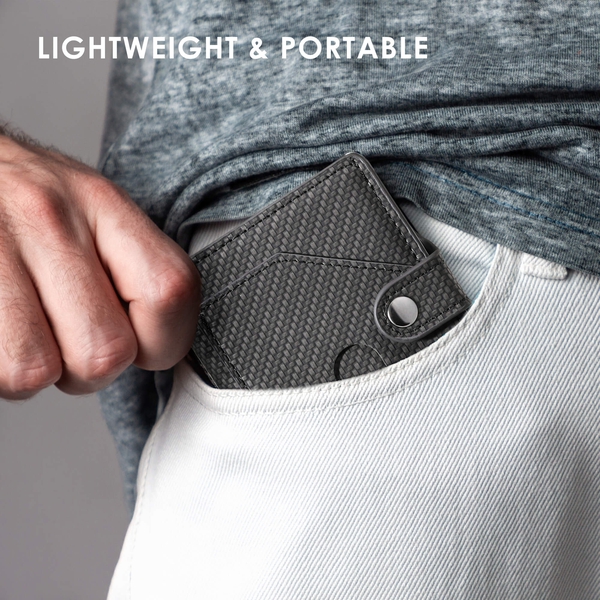 Men's Compact Pop-Up Wallet - CARBON - 4